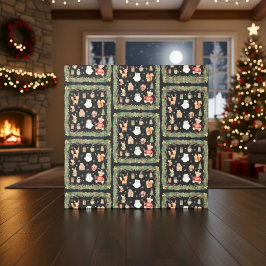 Nyckfulla Skogslevande Djur Jul Presentpapper