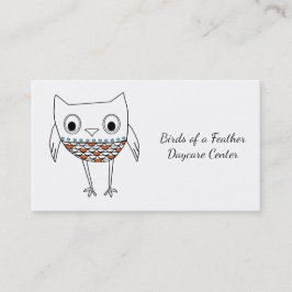 Nyckfulla ugglaskogsmarkvarelser, Daycare Visitkort