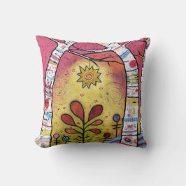 Nyckfullt färgrikt, benägenhet in i Starlight Kudde