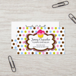 Nyckfullt muffinbageri visitkort