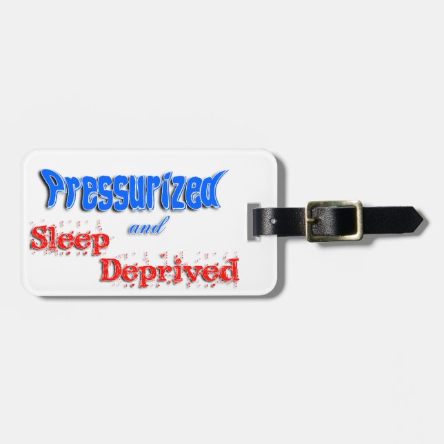 Nyckfullt resa bagagemärkren bagagebricka (Horisontell Framsida)