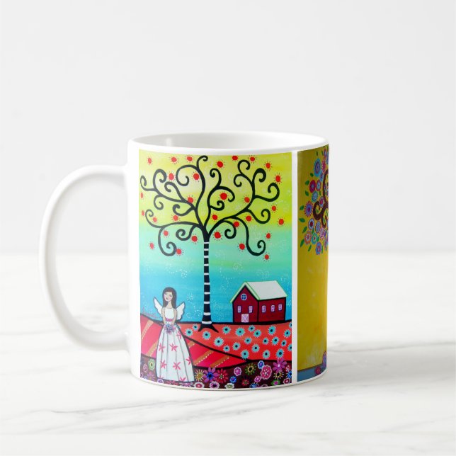 Nyckfullt tema kaffemugg (Vänster)