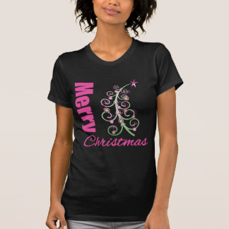 Nyckfullt träd för god jul t-shirt
