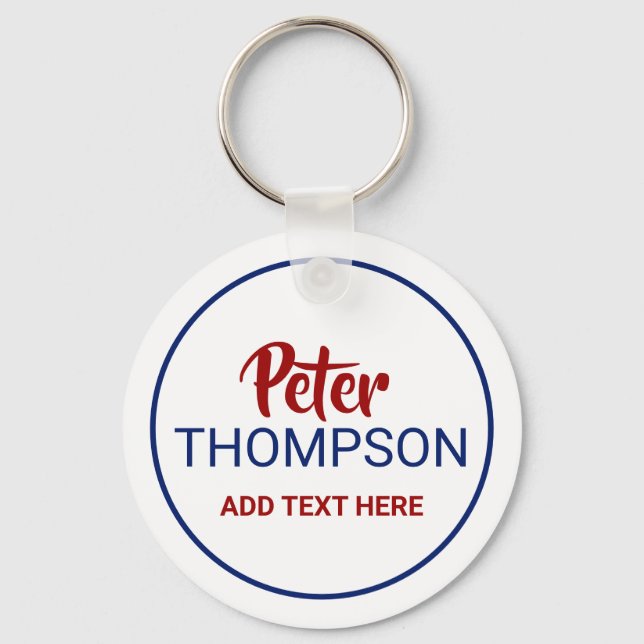 nycklar ägare namn nyckelring (Framsida)