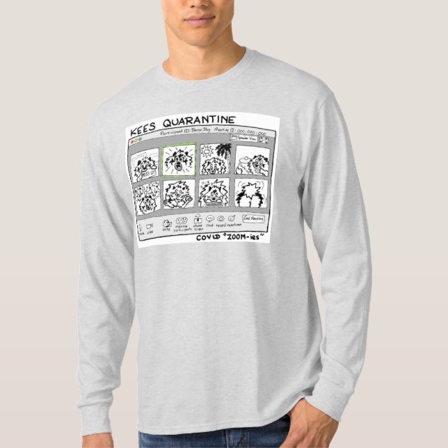 Nycklar COVID-karantän T Shirt (Framsida)