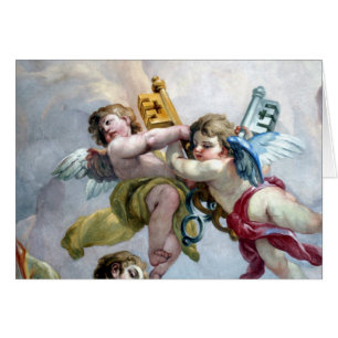 nycklar fresco hälsningskort