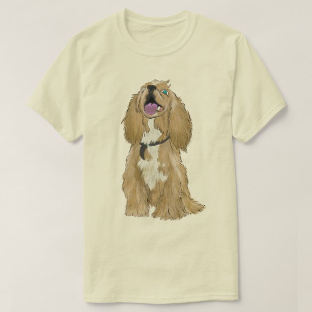 Nycklar Miniatyrkocksspaniel T Shirt (Design framsida)