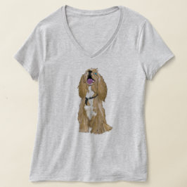 Nycklar Minicocker spaniel kärlek T Shirt