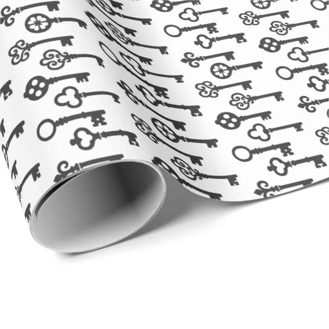 Nycklar Presentpapper (Rullad Hörn)