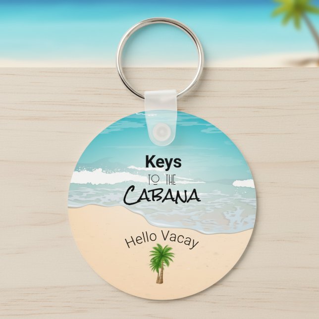 Nycklar till Cabana-nyckelkedjan Nyckelring (Keys to the Cabana Keychain)