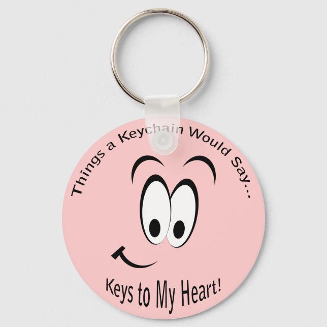 Nycklar till My Heart Lt Keychain Nyckelring (Framsida)