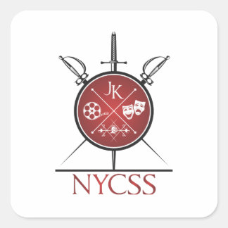 NYCSS-Logotyp-etikett Fyrkantigt Klistermärke