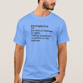 Nyctophilia: Grundläggande besättning Nacke T Shirt
