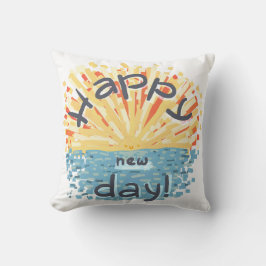 Nydagen i lycklig! kudde