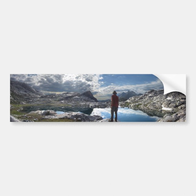 Nydiver Sjöar - Ansel Adams Wilderness - Sierra Bildekal (Framsidan)
