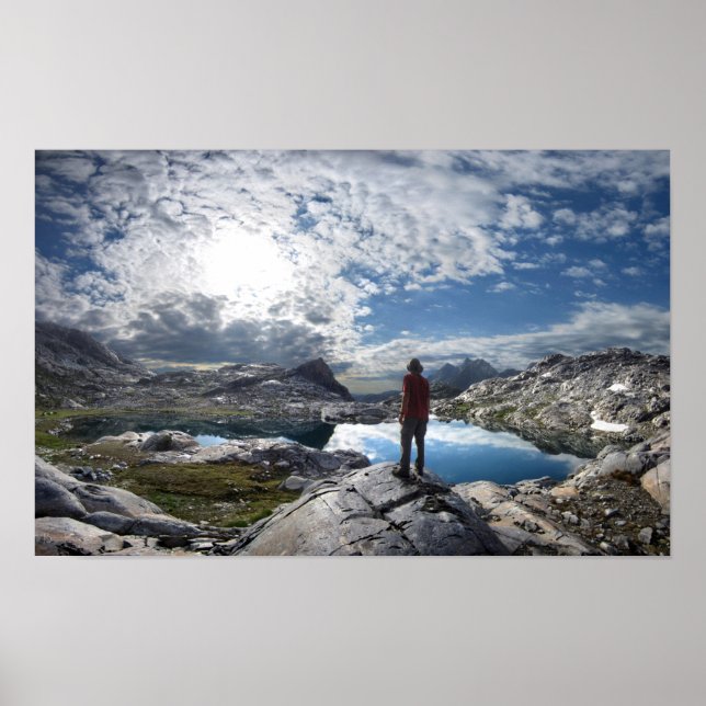 Nydiver Sjöar - Ansel Adams Wilderness - Sierra Poster (Framsidan)