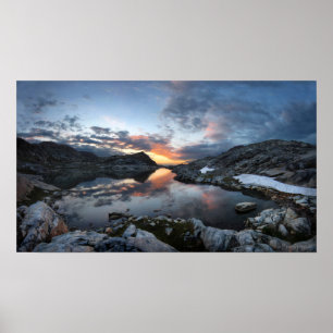 Nydiver Sjöar Sunrise - Ansel Adams Wilderness Poster