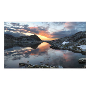 Nydiver sjöarsoluppgång 2 - Ansel Adams vildmark Fototryck