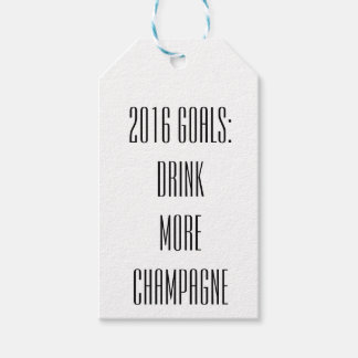 NYE Champagne Märkres Presentetikett