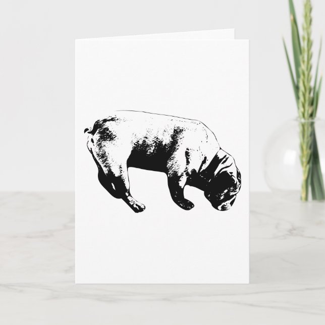 Nyfiken båge, grafisk önskan kort (Framsida)