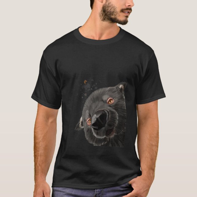 Nyfiken Binturong T Shirt (Framsida)