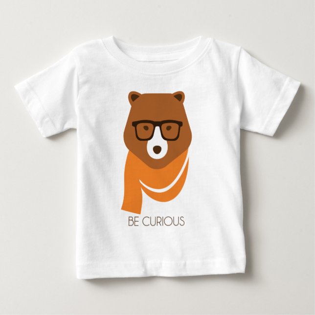 Nyfiken björn tee shirt (Framsida)