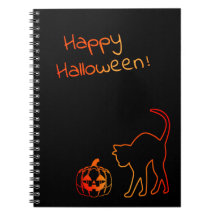 Nyfiken Black Cat och Pumpkin Halloween Mönster