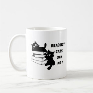 Nyfiken Black Cat Peeki Classic Mugg, 11 oz Kaffemugg