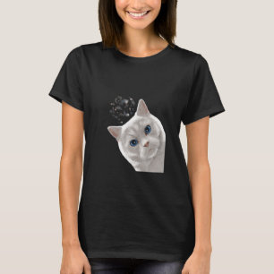 Nyfiken brittisk korthårskatt t shirt