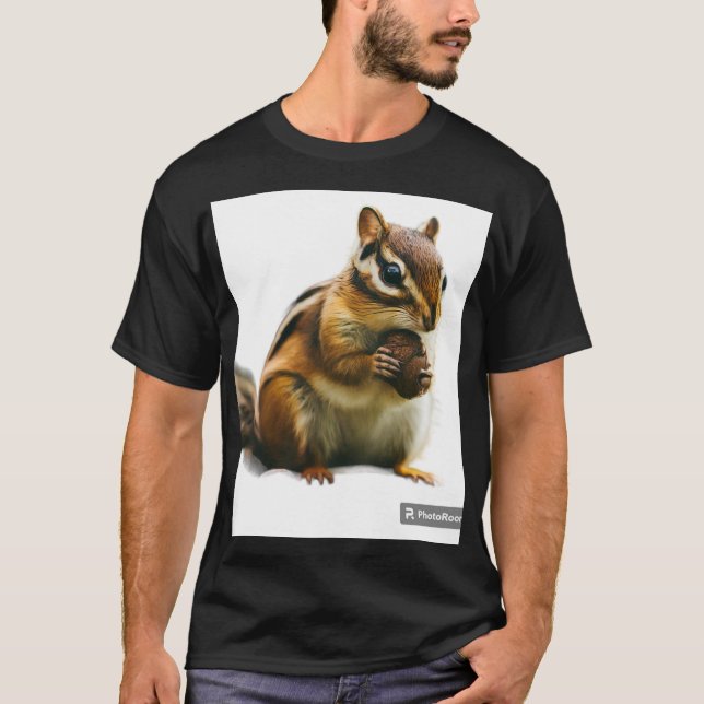 nyfiken chipmunk t shirt (Framsida)