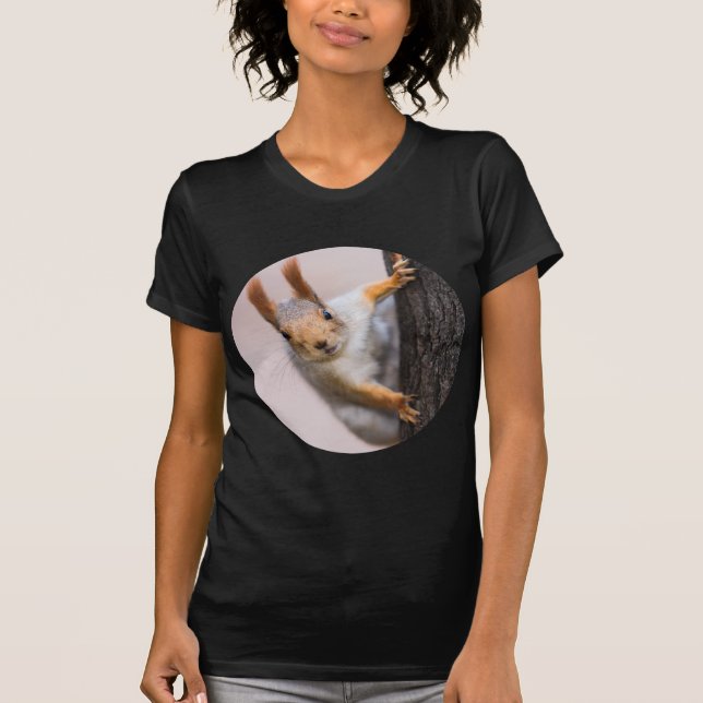 Nyfiken ekorre t shirt (Framsida)