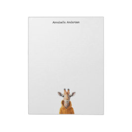 Nyfiken Giraffe Anteckningsblock