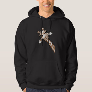 Nyfiken Giraffe Funny Zoo Animal Costume Gift Hoodie