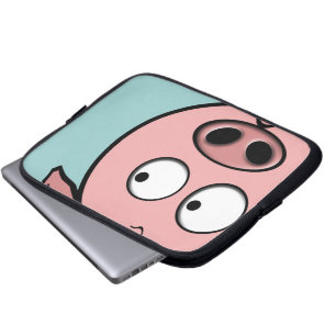 Nyfiken gris laptop fodral