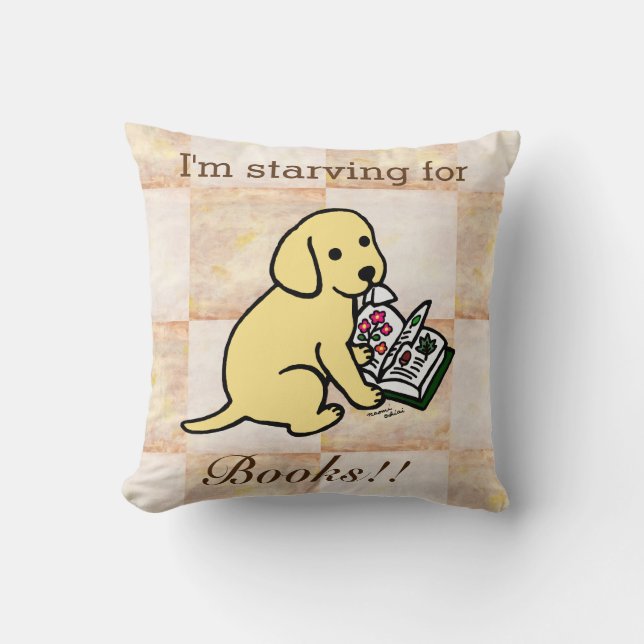 Nyfiken gul Labrador valp Kudde (Framsida)