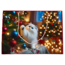 Nyfiken Katt Julklappspåse