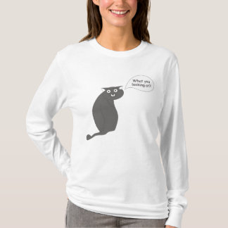 nyfiken katt t shirt