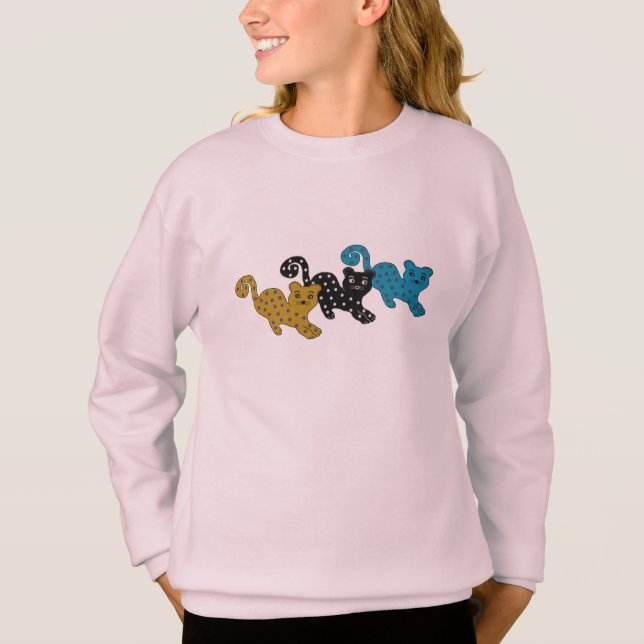 Nyfiken katt tee (Framsida)