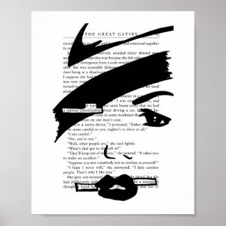 Nyfiken konversation (den Underbara Gatsby) Poster