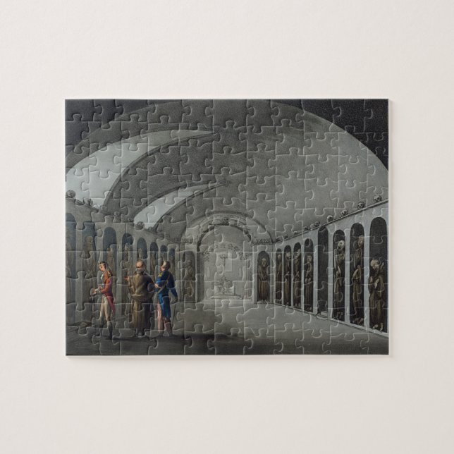 Nyfiken kyrkogård under Capuchinkloster, nea Pussel (Horisontell)