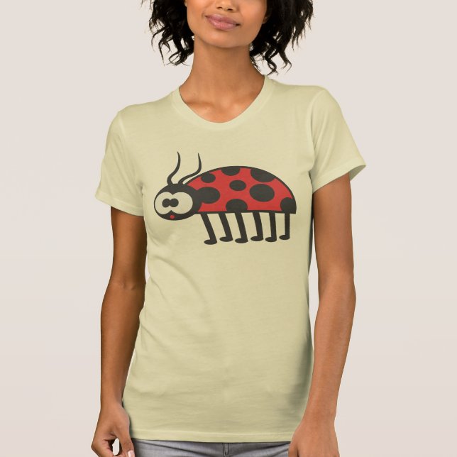 Nyfiken Ladybug Tee (Framsida)