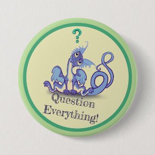 Nyfiken lil Dragon~ ifrågasätter allt! Knapp