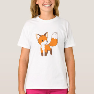 Nyfiken liten räv t shirt