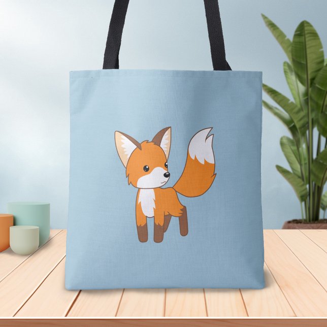 Nyfiken Little Fox Blue Tygkasse (Skapare uppladdad)