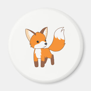 Nyfiken Little Fox Magnet