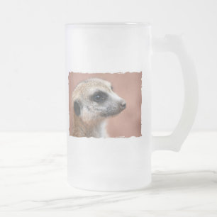 Nyfiken Meerkat ölmugg Frostat Ölglas