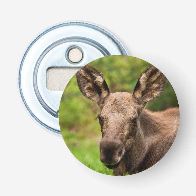 Nyfiken Moose Flasköppnare (Framsidan)