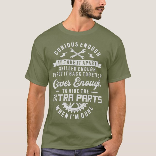 Nyfiken nog att ta isär den funna mekaniken t shirt (Framsida)
