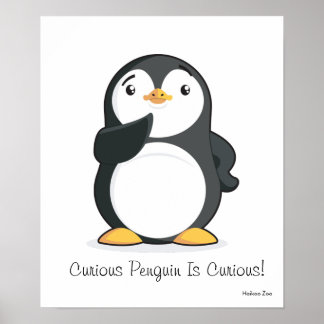Nyfiken Penguin är Nyfiken! Poster