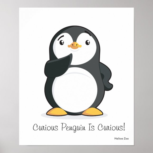 Nyfiken Penguin är Nyfiken! Poster (Framsidan)